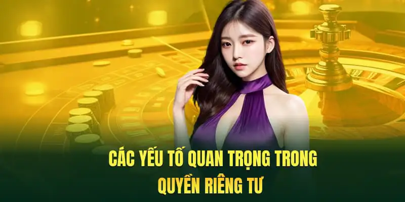 Các yếu tố quan trọng trong quyền riêng tư